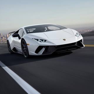 Lamborghini white wallpaper