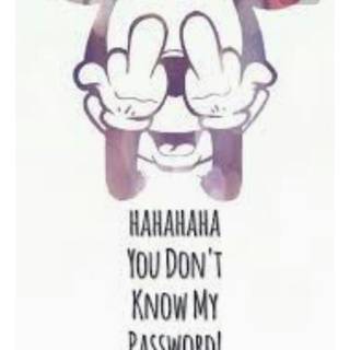 Mickey Mouse You Don't Know My Password wallpaper