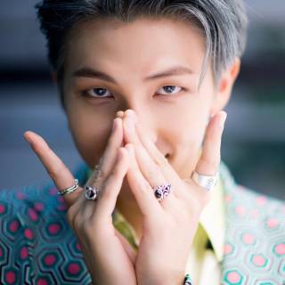 BTS RM cute HD phone wallpaper