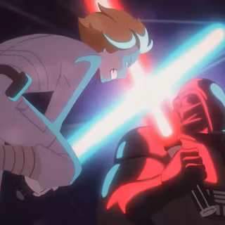 Luke Skywalker Vs Darth Vader wallpaper