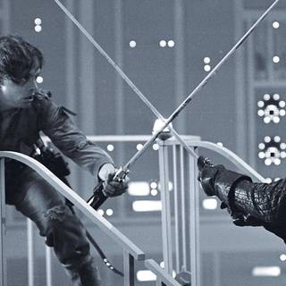 Luke Skywalker Vs Darth Vader wallpaper