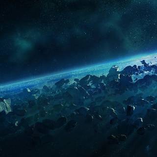 Cool asteroid wallpaper