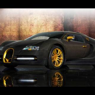 Black and gold cars wallpaper
