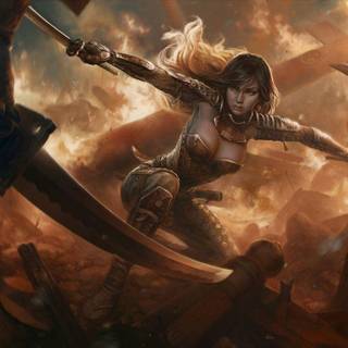 Sword warriors wallpaper