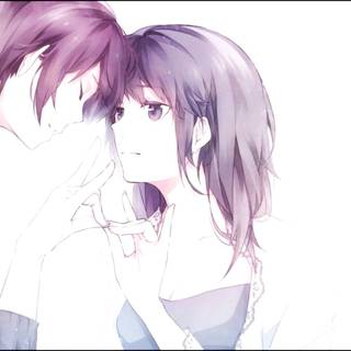 Anime couple HD wallpaper