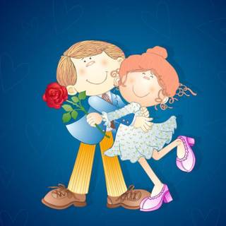 Valentine couples wallpaper