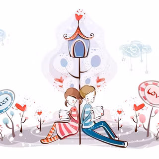 Valentine couples wallpaper