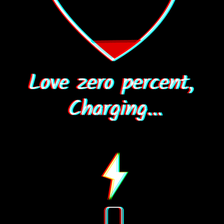 Heart charging wallpaper