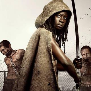 The Walking Dead 4k iPhone wallpaper