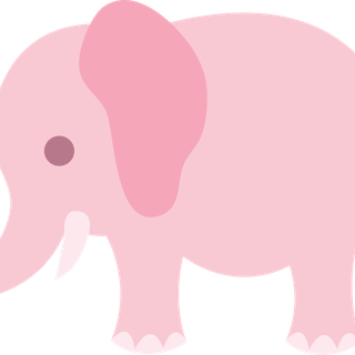 Kawaii baby elephants wallpaper