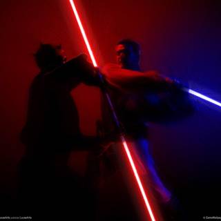 Darth Vader Vs Obi Wan Kenobi wallpaper