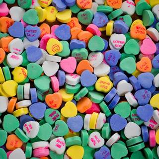 Valentine's Day candy wallpaper