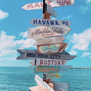 Beach vibes wallpaper