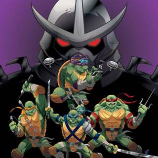 Teenage Mutant Ninja Turtles Vs Shredder wallpaper