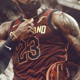 King Lebron wallpaper