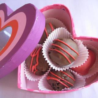 Valentines Day cakes wallpaper