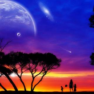 Computer beautiful wallpaper