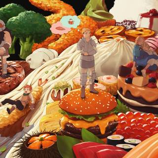 Anime food wallpaper