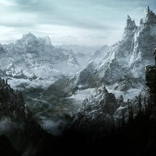 Skyrim scenic desktop wallpaper
