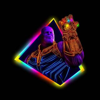 Ultra HD neon anime wallpaper