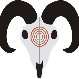 Bloodshot minimal art wallpaper