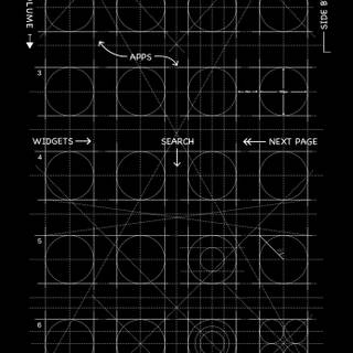 iPhone Xs Max grid wallpaper