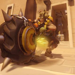 Overwatch Junkrat desktop wallpaper