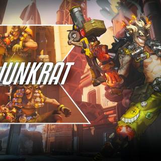 Overwatch Junkrat desktop wallpaper