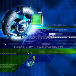 Future technology HD wallpaper