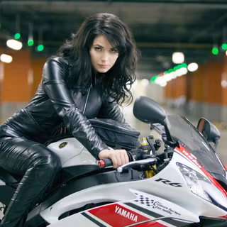 Girl rider wallpaper