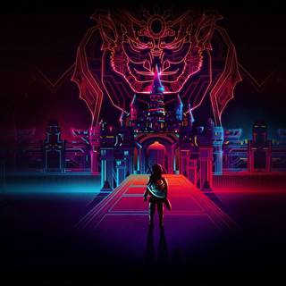 Neon Marvel wallpaper