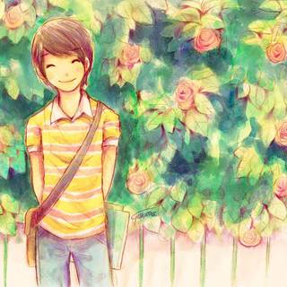 Summer love anime wallpaper