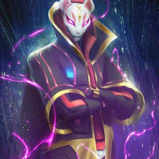 Anime Dark Tricera Ops Fortnite wallpaper