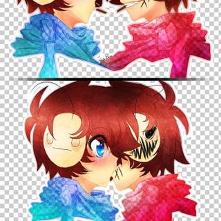 Crying kiss anime wallpaper