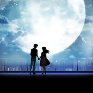 Anime couples romance wallpaper