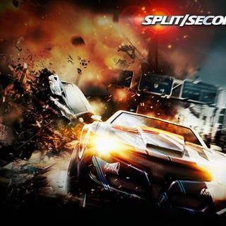 Car racing gaming desktop wallpaper
