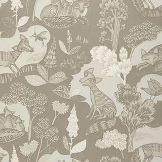 Fox patterns wallpaper