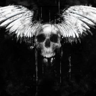 Evil skull desktop wallpaper