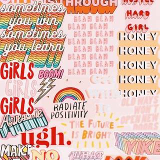 Girl vibes wallpaper