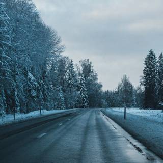 Road to scenery wallpaper