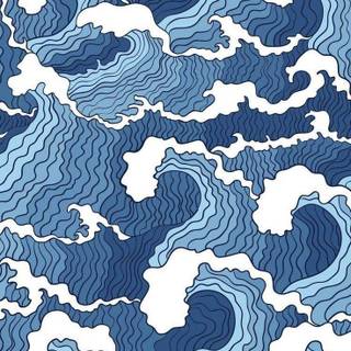 Aesthetic wave wallpaper