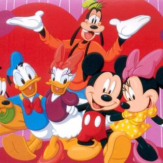 Mickey Mouse Valentine's Day wallpaper