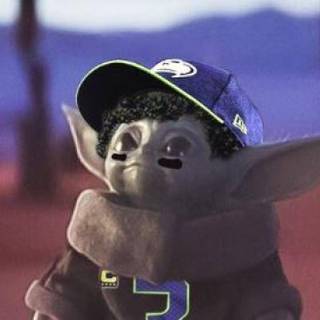 Football Baby Yoda wallpaper