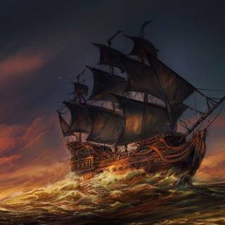 Fantasy sails wallpaper