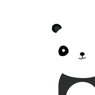 Cute panda Valentines wallpaper
