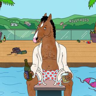 Bojack Horseman HD iPhone wallpaper