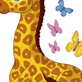 Baby giraffe wallpaper