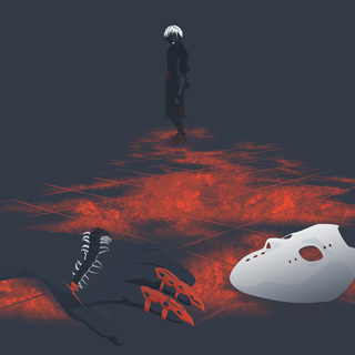 Tokyo Ghoul aesthetic HD wallpaper