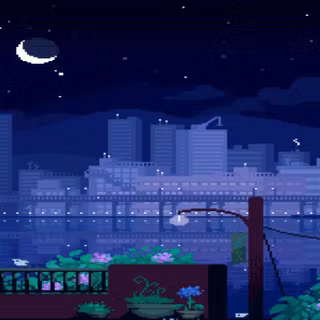 Aesthetic pixel wallpaper