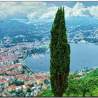 Lake Champferersee wallpaper